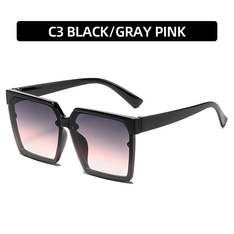 Chunky Geometric Frame Sunglasses