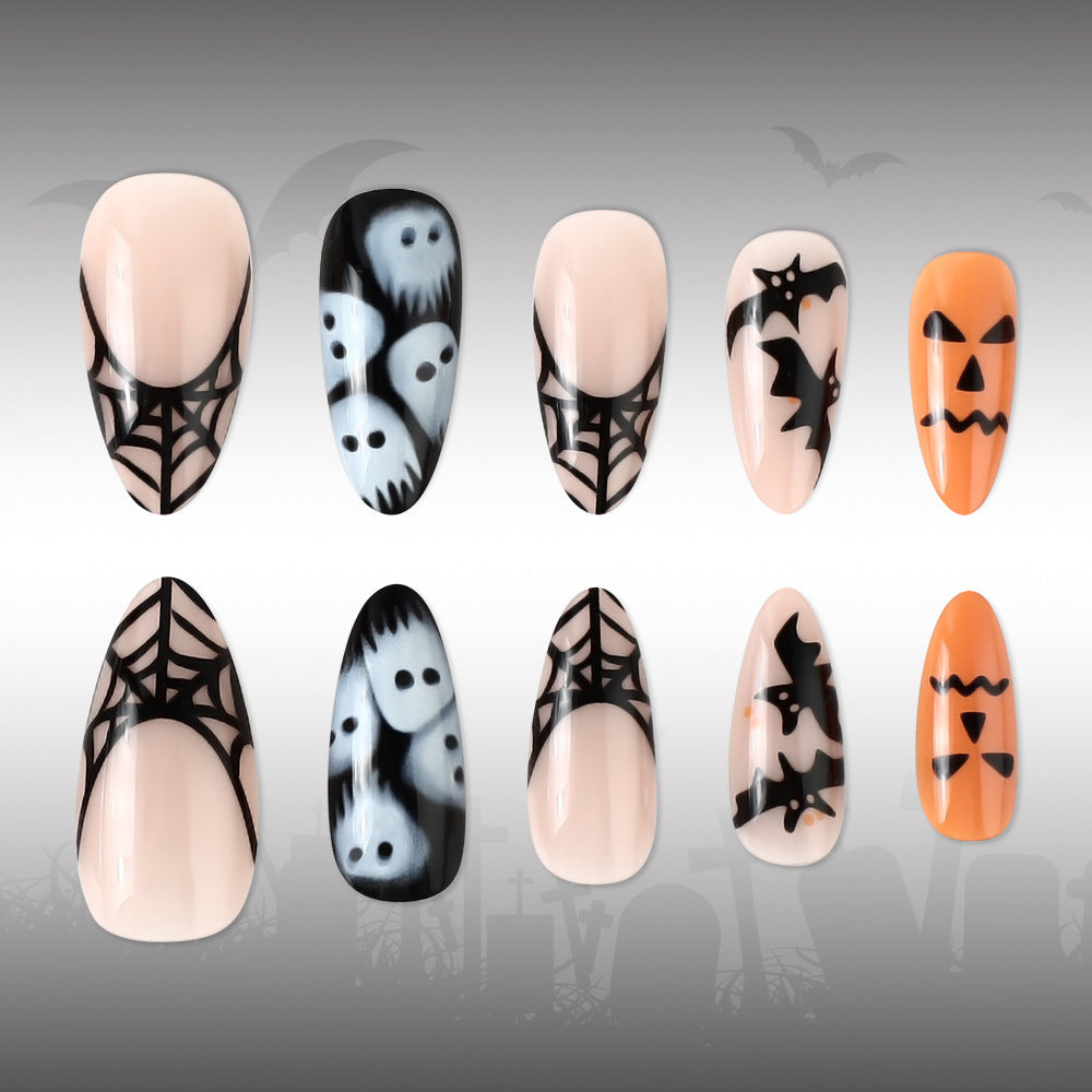 Halloween-Themed Gel Nail Art Kalsten