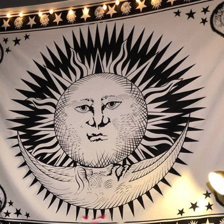 Owl-Inspired Artistic Wall Tapestry