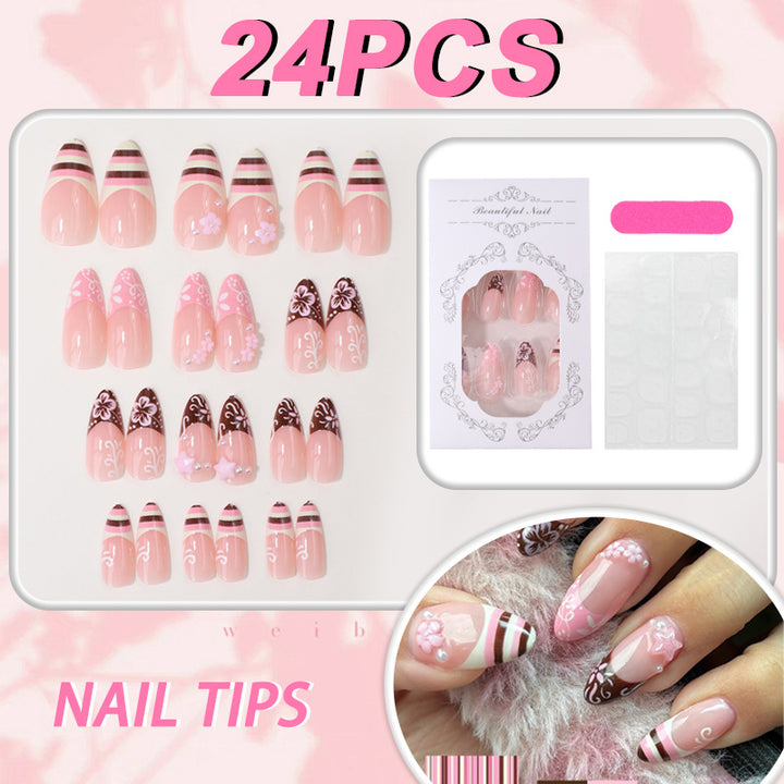 Artistic 24-Piece Nail Art Tips Kalsten