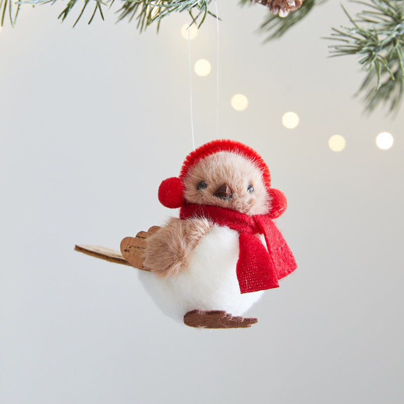 Decorative Winter Bird Figurine