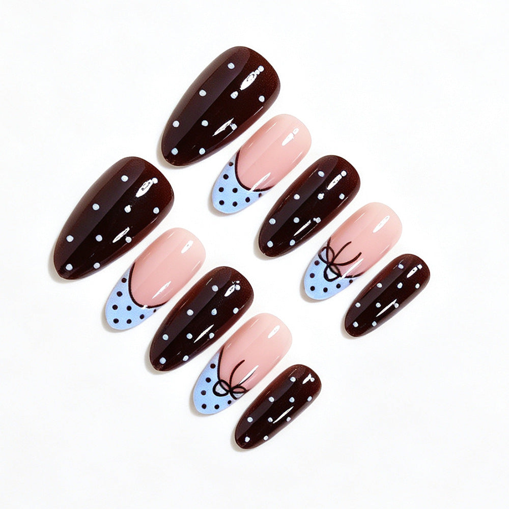 Playful Polka Dot Press-On Nail Set Kalsten