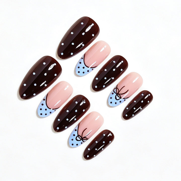 Playful Polka Dot Press-On Nail Set Kalsten