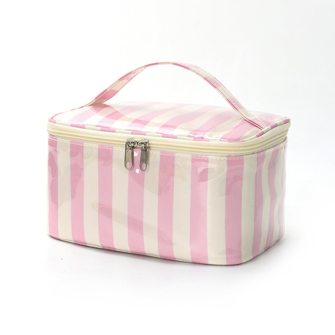 Cosmetic organizer with carry handle and water-repellent coating Kalsten