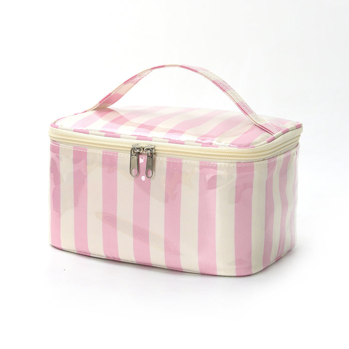 Cosmetic organizer with carry handle and water-repellent coating Kalsten