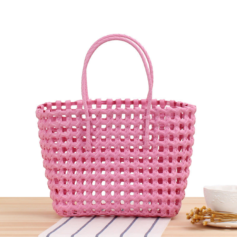 Flexible Tote Bag Made of Handcrafted Woven Material Kalsten