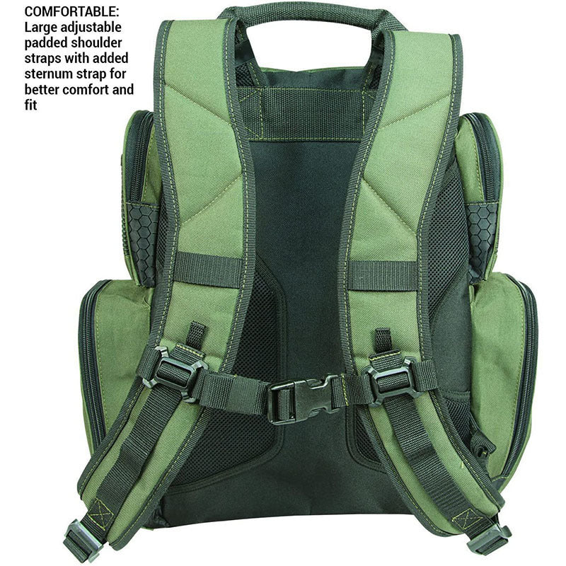 Multi-Compartment Fishing Gear Storage Backpack Kalsten