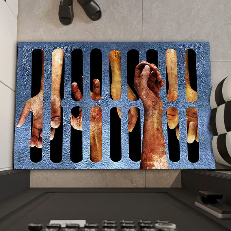 Halloween-Themed Decorative Mat