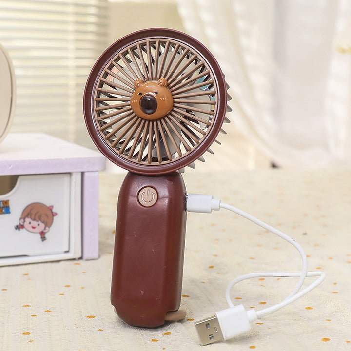 Women's Portable Hand Fan with Animal Design Kalsten