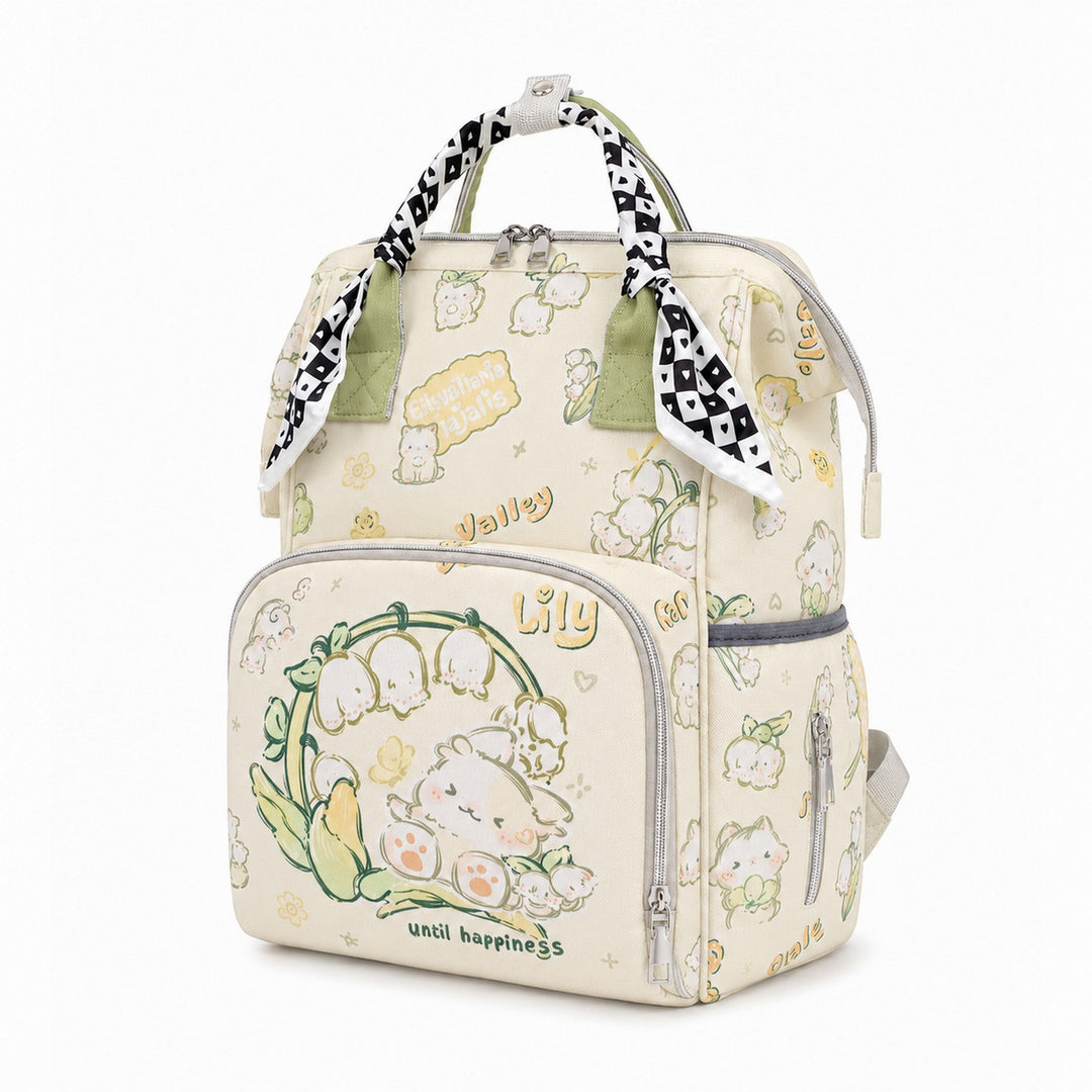Portable Illustrated Backpack Kalsten