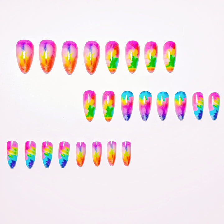Gradient Color Artificial Nail Set Kalsten