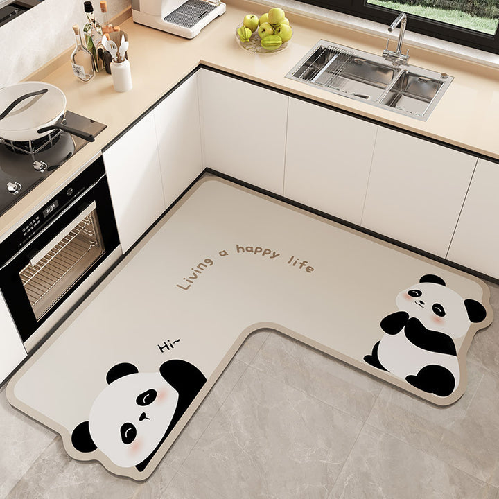 Cartoon-Themed Kitchen Mat Kalsten