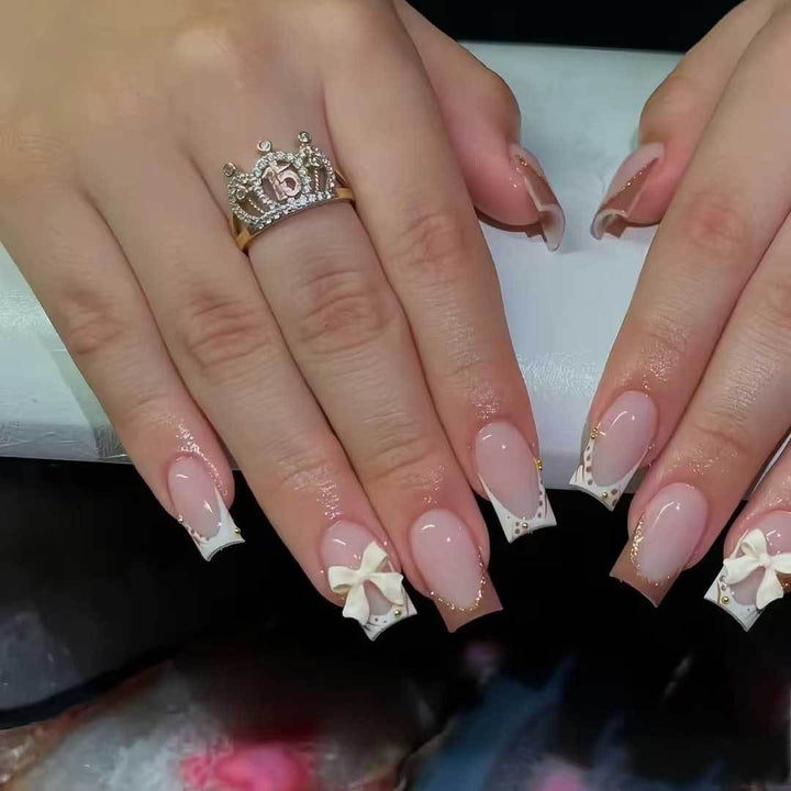 Elegant French Tip Nail Art Kit