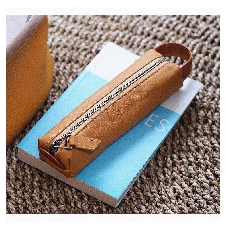 Cozy Multi-Color Zippered Pencil Case