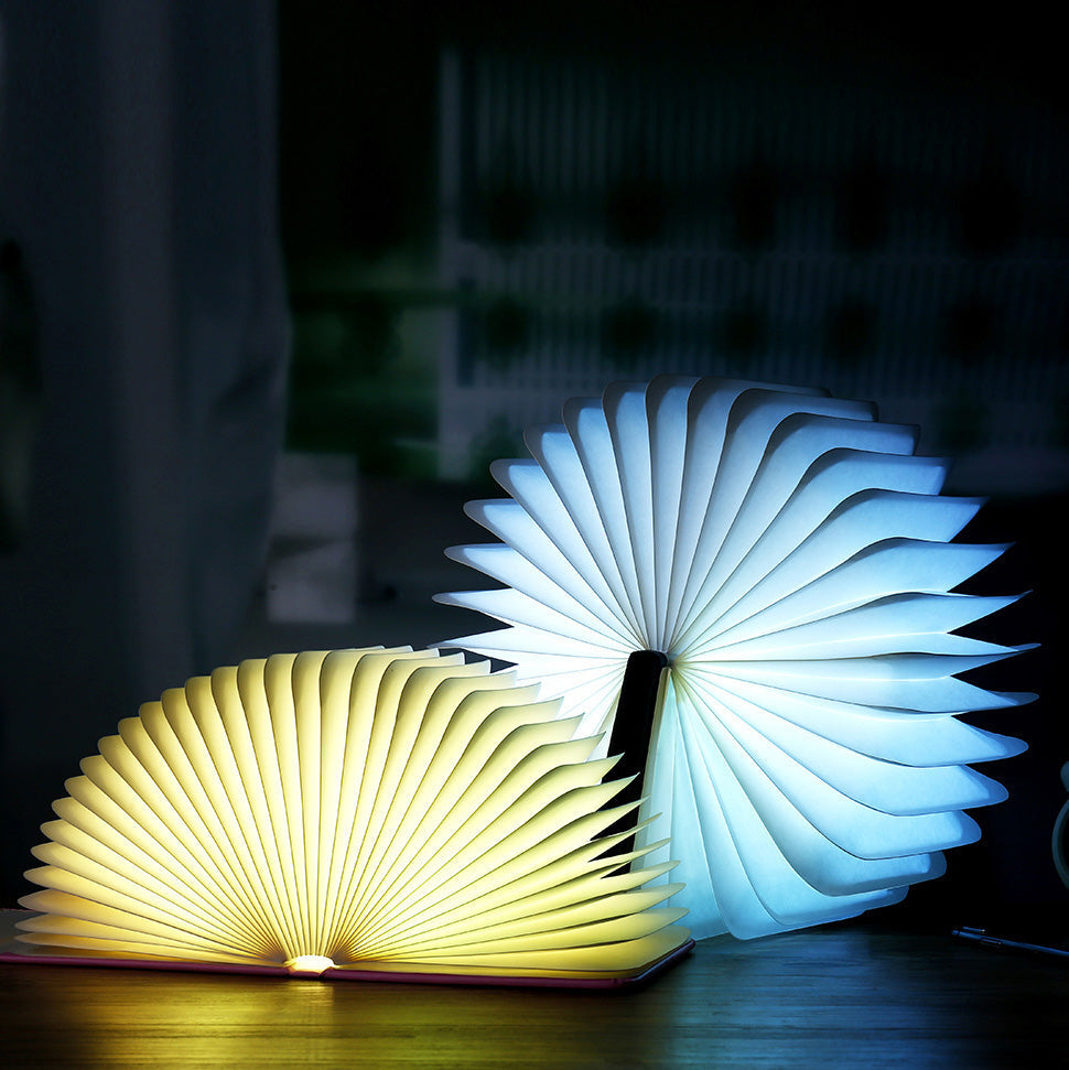 📖 Wooden Book Lamp - For Desk Study Gift Decoration Light | Noxord