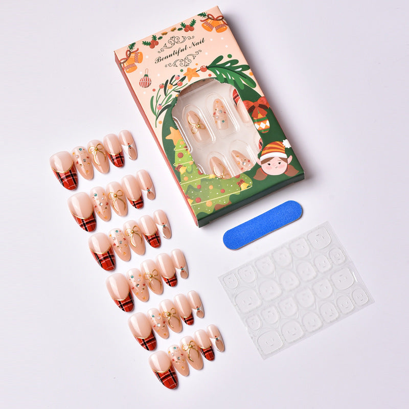 Exclusive artificial nails with festive design Kalsten