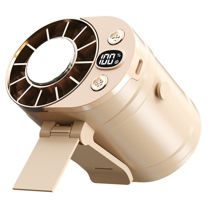 Women's compact table fan with multifunctional LCD display Kalsten