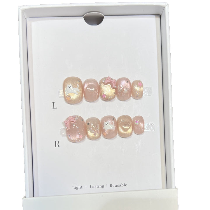 Decorative Press-On Nail Art Set Kalsten