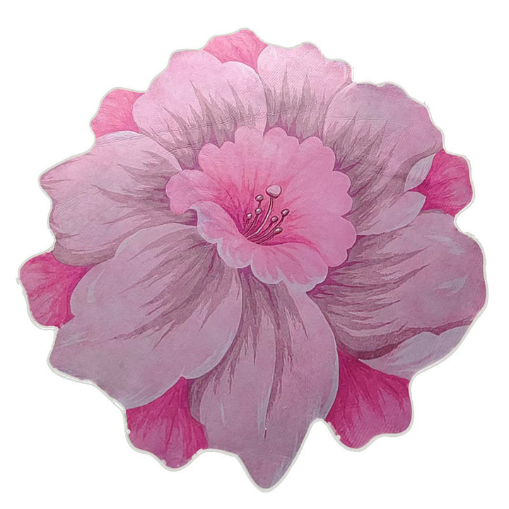 Floral Shaped Area Rug