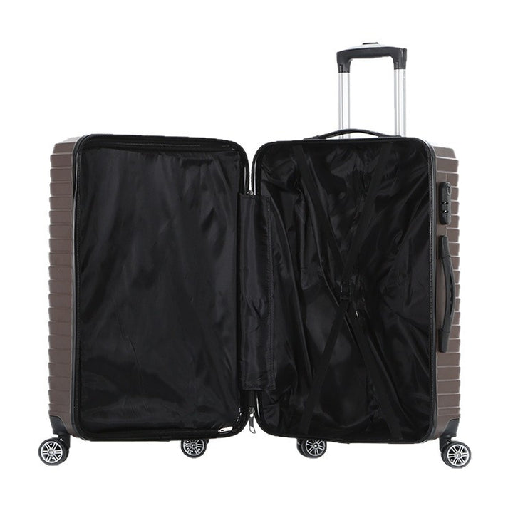 Unisex Chevron Patterned Hard Shell Travel Suitcase Kalsten