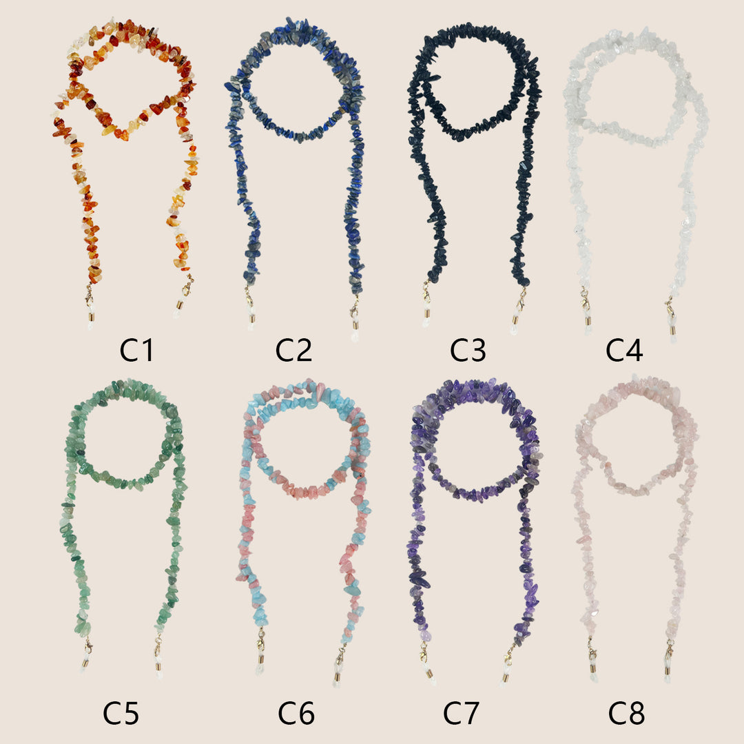 Natural Crystal Eyewear Chain Kalsten