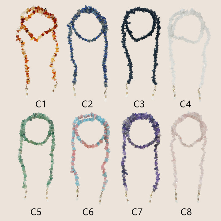 Natural Crystal Eyewear Chain Kalsten
