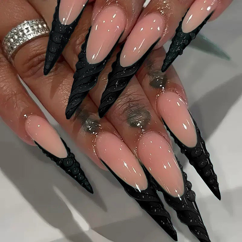 Glamorous Stiletto Nail Extensions Kalsten