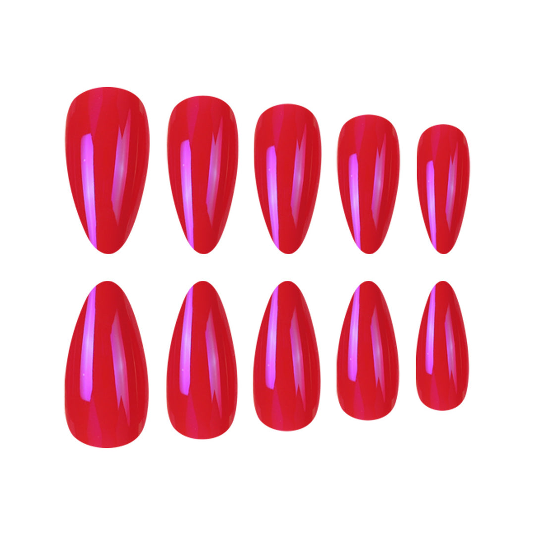 Glossy Stiletto Press-On Nails Kalsten