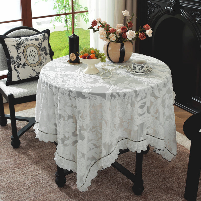Sophisticated Lace Table Cover