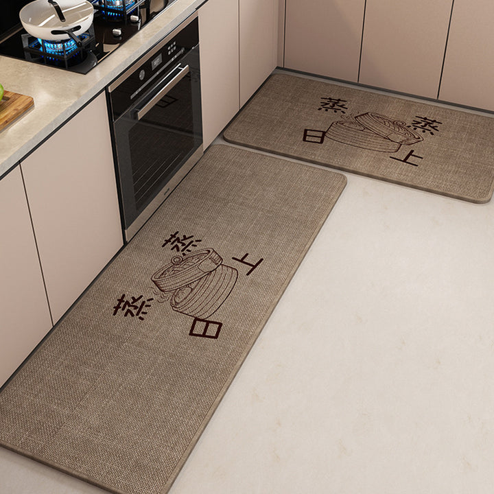 Soft Textured Kitchen Area Mat Set