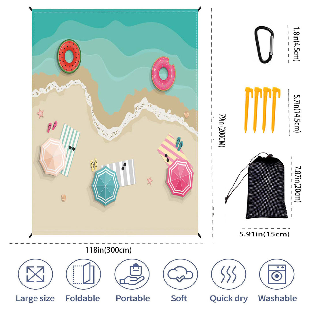 Large Outdoor Multi-Functional Picnic Blanket Kalsten