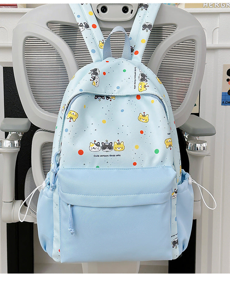 Backpack with Cute Cartoon Design and Practical Compartments Kalsten
