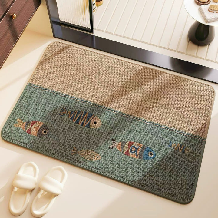 Stylish Non-Slip Bathroom Rug Kalsten