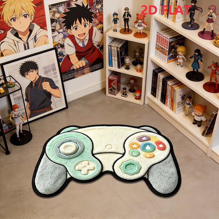 Playful Gaming Controller Area Rug