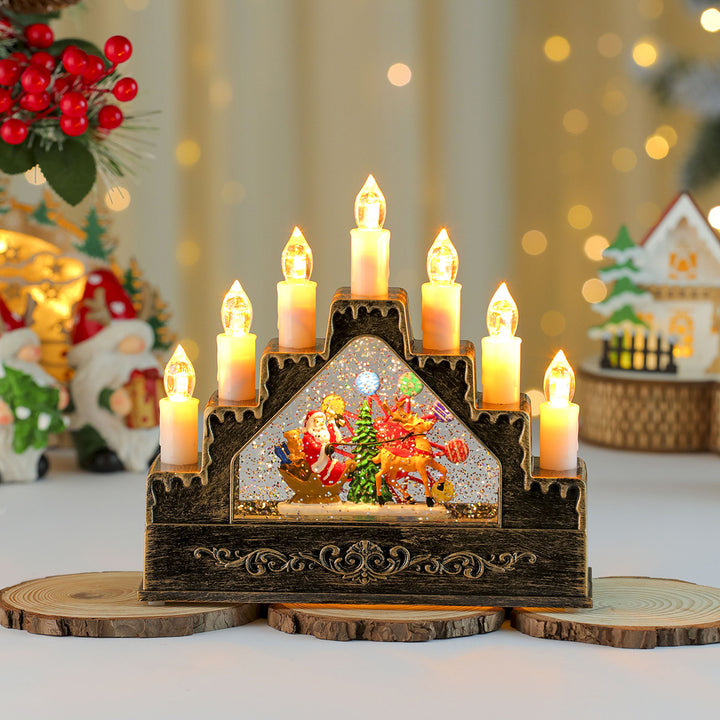LED Illuminated Christmas Scene Decoration Kalsten