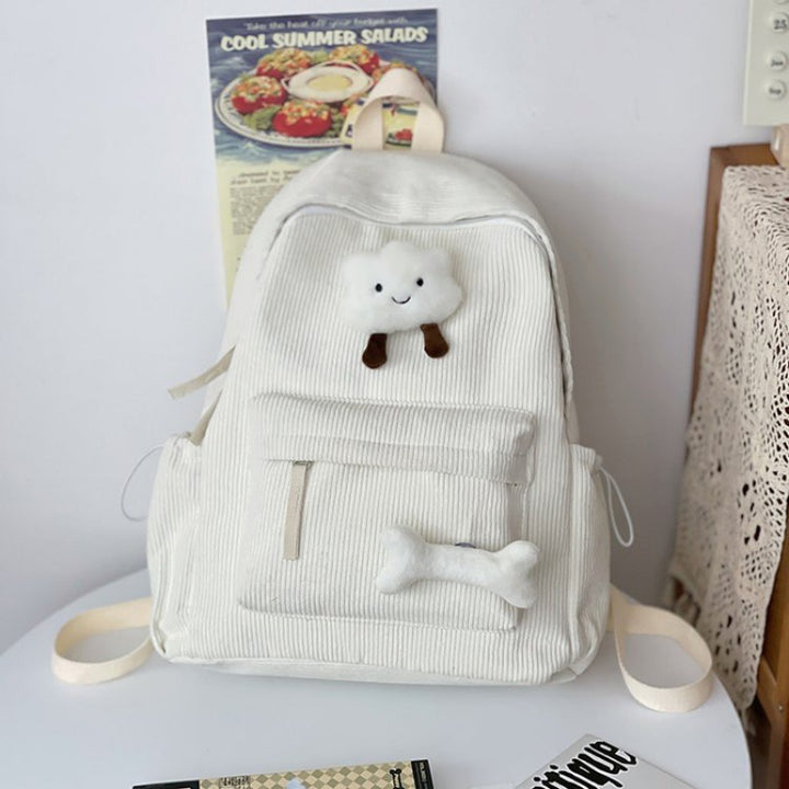 Cartoon-Themed Plush Backpack