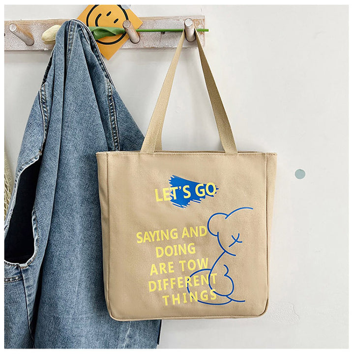 Playful Graphic Tote Bag