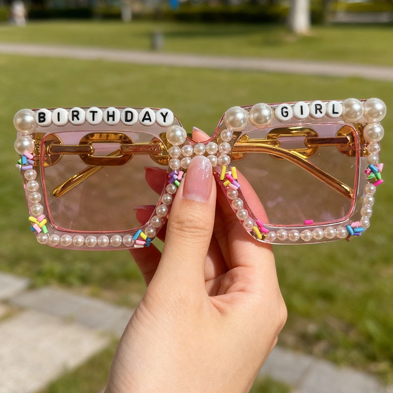 Playful Birthday-Themed Statement Sunglasses Kalsten