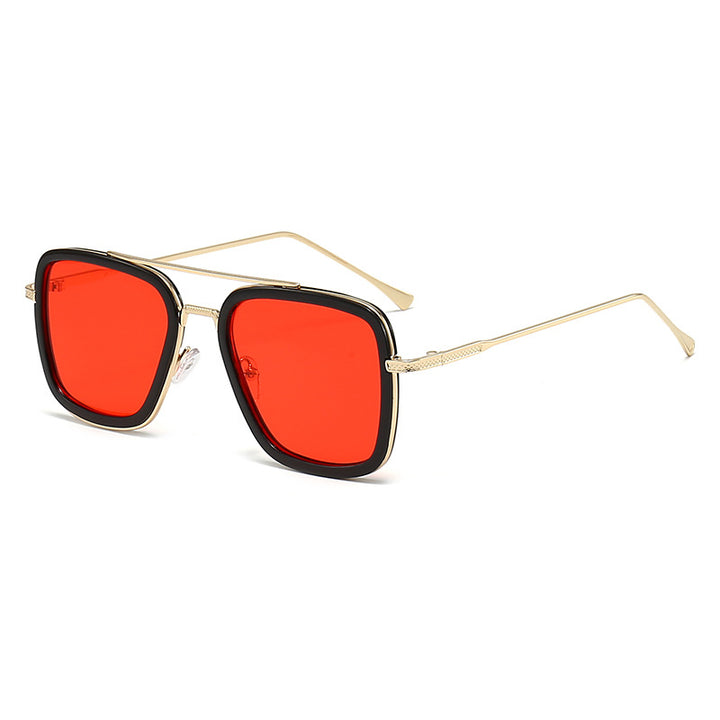 Women's stylish square sunglasses with metallic details Kalsten