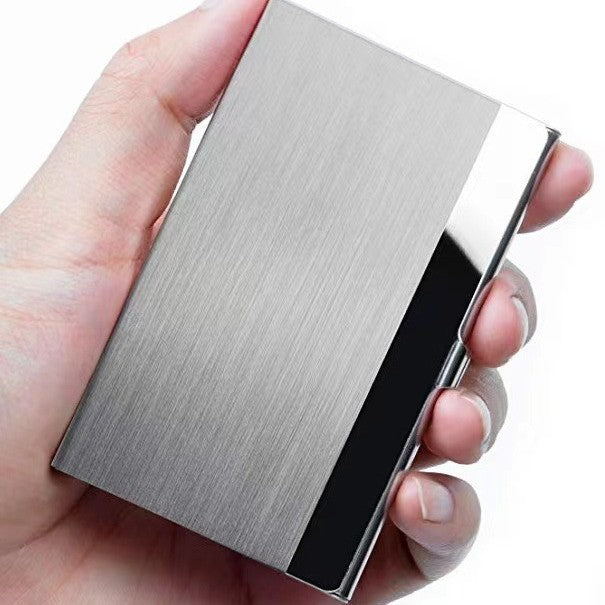 Elegant Stainless Steel Business Card Case