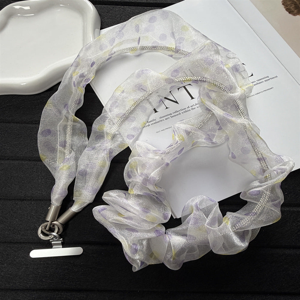 Decorative Crystal-Accented Eyewear Lanyard Kalsten