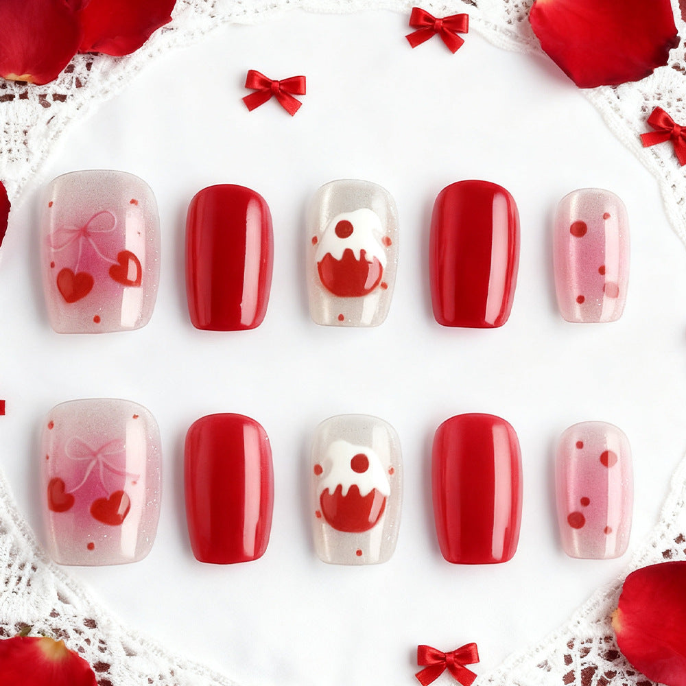 Decorative Themed Press-On Nail Set Kalsten