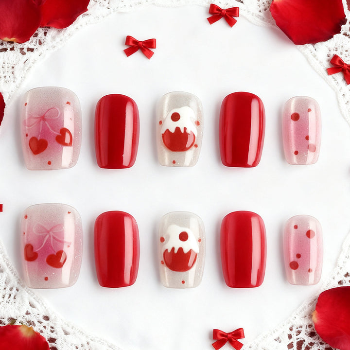 Decorative Themed Press-On Nail Set Kalsten