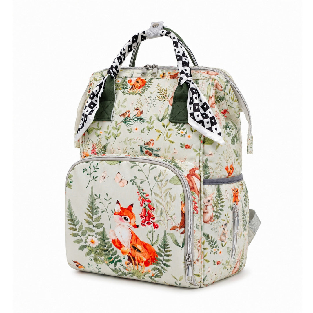 Floral Design Multi-Functional Travel Backpack Kalsten
