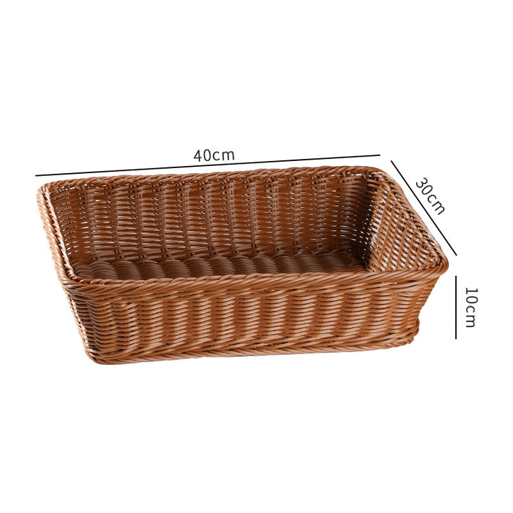 Large Rectangular Woven Storage Tray Kalsten