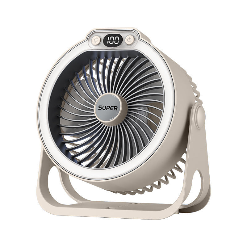 Stylish Rechargeable LED Desk Fan Kalsten