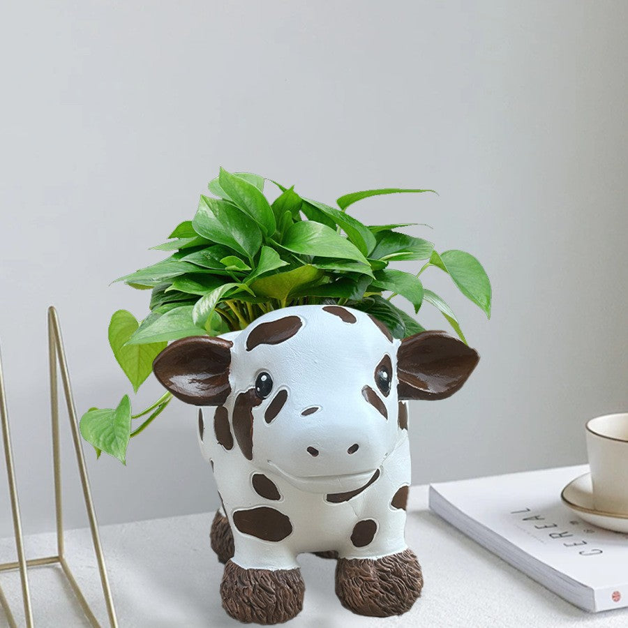 Flower pot in the shape of a cow Kalsten