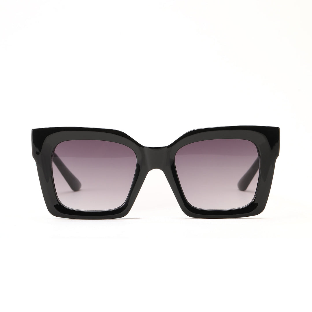 Women's trendy square sunglasses with transparent frame Kalsten