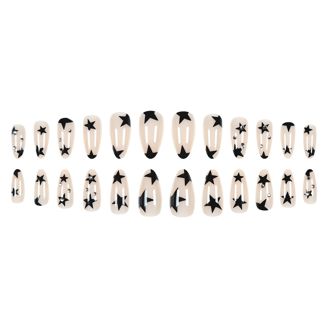 Star-Accented Stiletto Press-On Nails Kalsten
