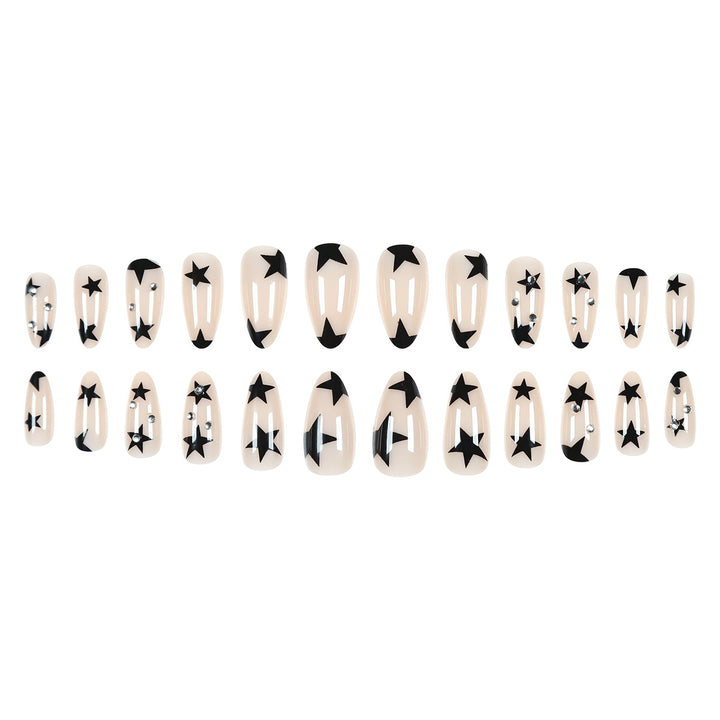 Star-Accented Stiletto Press-On Nails Kalsten